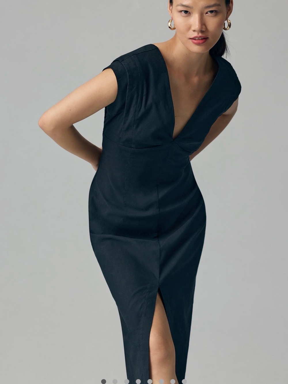 Anthropologie Modern Slim Midi Dress